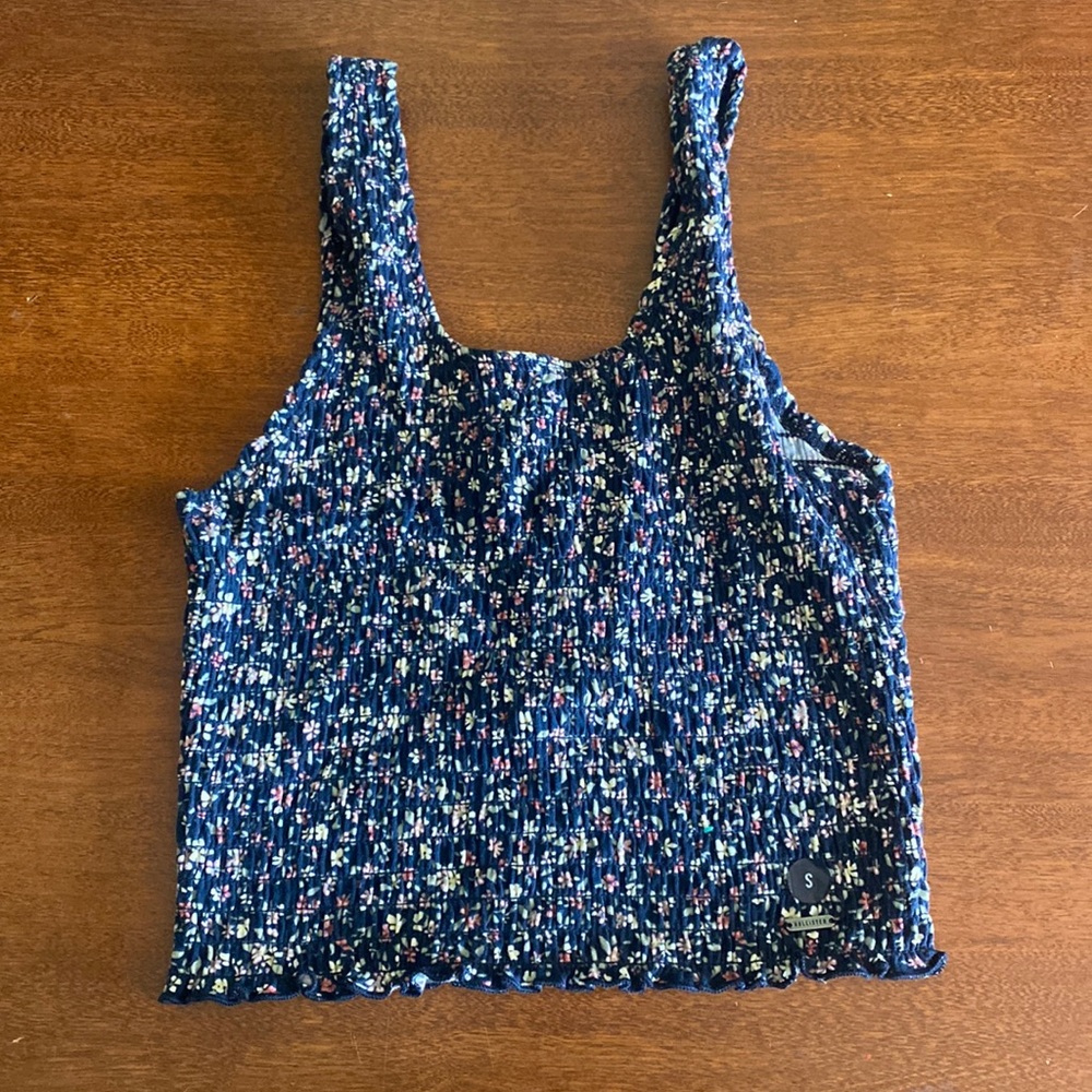 Hollister flower tank top